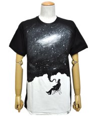 画像2: IMAGINARY FOUNDATIONメンズ半袖Tシャツ「Nostalgic Mood / ブラック」 (2)