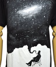 画像3: IMAGINARY FOUNDATIONメンズ半袖Tシャツ「Nostalgic Mood / ブラック」 (3)