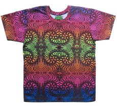 画像9: SPACE TRIBE スペーストライブ メンズ Tシャツ「Rainbow Fractal」 (9)