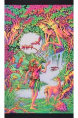 画像1: SPACE TRIBEバティック 1.2m × 2m「Jungle Spirits」 (1)