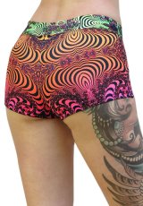 画像4: SPACE TRIBE - Hot Pants スペーストライブ ホットパンツ「Rainbow Fractal」 (4)