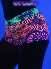 画像6: SPACE TRIBE - Hot Pants スペーストライブ ホットパンツ「Rainbow Fractal」 (6)