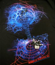 画像2: IMAGINARY FOUNDATIONメンズ半袖Tシャツ「WORMHOLE / ブラック」 (2)